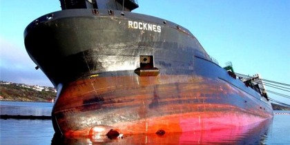 Спрямление судна ROCKNES